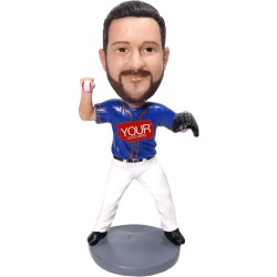 Custom Bobblehead Right Handed Pitcher Baseball Player Any Team Color