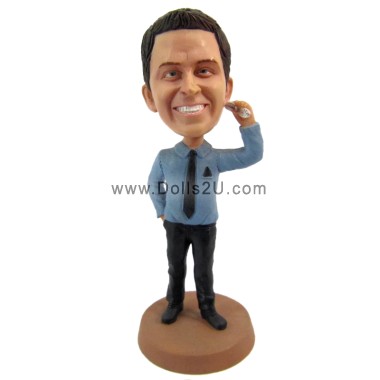 (image for) Custom Businessman Bobblehead Gift