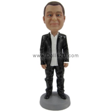 (image for) Father’s Day Gifts Personalized Male Boss Bobbleheads In Suit