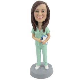 (image for) Custom Nurse Bobblehead Personalized Gift For Nurse