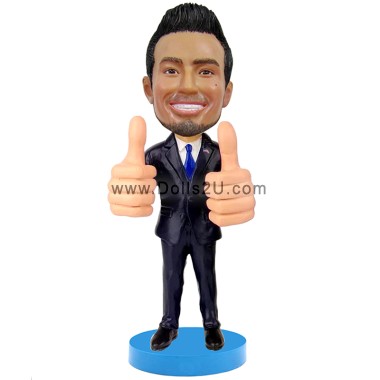 Custom Bobbleheads Boss With Two Thumbs Up