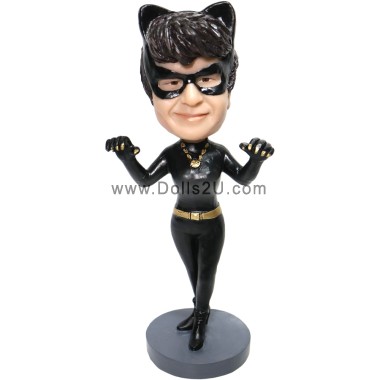 (image for) Personalized Catwoman Bobblehead Figure