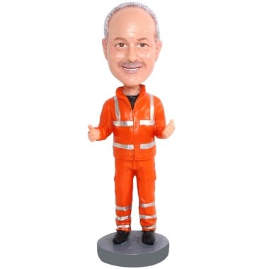 (image for) Custom Construction Worker Bobblehead / Custom Lineman Bobbleheads