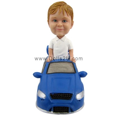  Custom Kid In Car Bobblehead Item:12976