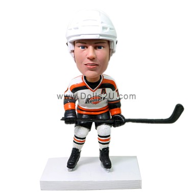 Hockey Player Bobblehead Any Logo Any Team