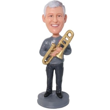 (image for) Custom Jazz Trombone Player bobbleheads