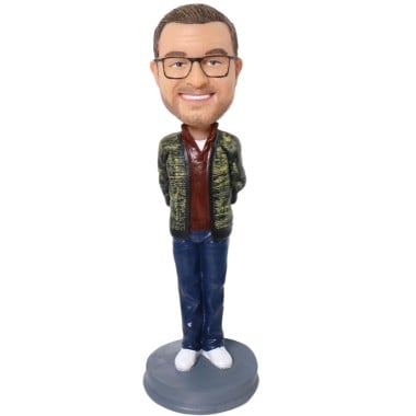 (image for) Custom Photo 3D Bobblehead Gift For Men