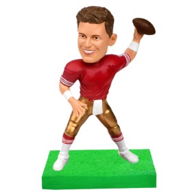 (image for) custom football player bobblehead / Personalized gift for football players