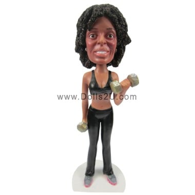 (image for) Custom Female Bodybuilder Bobblehead