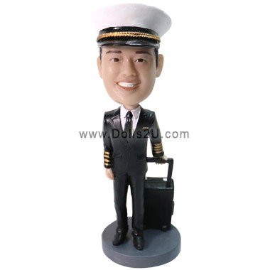 (image for) Personalized pilot bobblehead from your photo