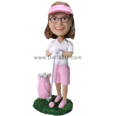 Custom custom bobblehead golf gift for female gift from your photos
