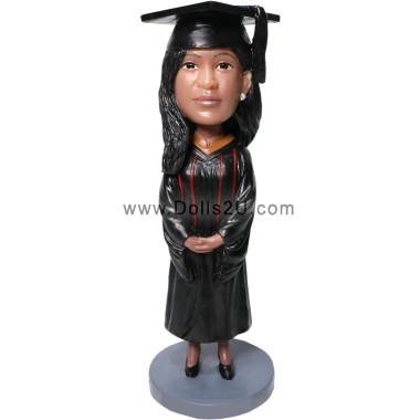 (image for) Custom Female Graduation Bobblehead