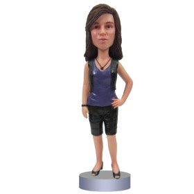 (image for) Personalized Creative Female Bobblehead From Your Photo