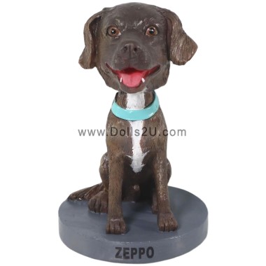 (image for) Custom dog bobblehead