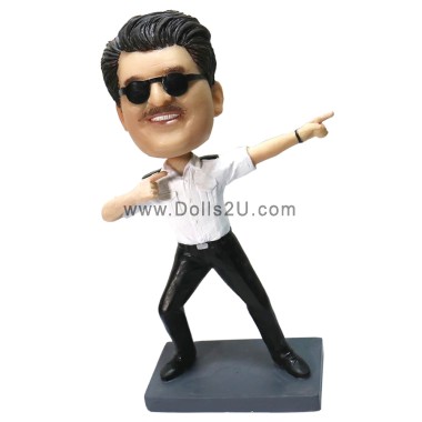 Personalized pilot bobblehead, custom bobblehead gift for pilot