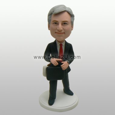 Business men In a hurry bobblehead Bobbleheads