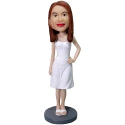  Custom Bobblehead Casual Female