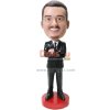 Custom Bobbleheads Male Executive With Arms Crossed Gift for Boss