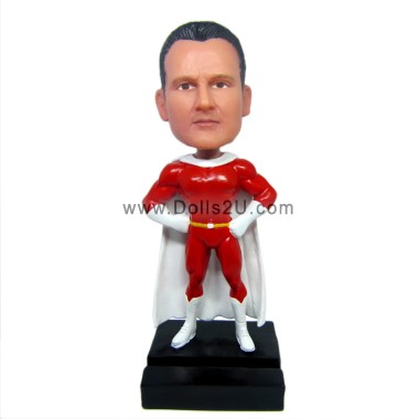 (image for) Custom Bobblehead Super Boss Business Card Holder