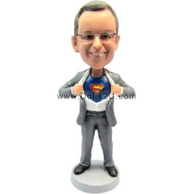 (image for) Custom Superman Bobblehead Gift For Him