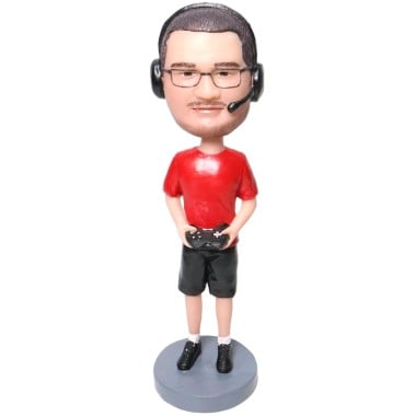 (image for) Personalized Bobblehead Male Xbox gamer