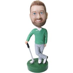 Personalized Golfer Bobblehead Gift