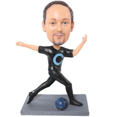 (image for) Custom Bowling Player Bobblehead / Gift for Bowling Player