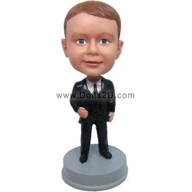 (image for) Personalized Bobblehead Kid in Suit