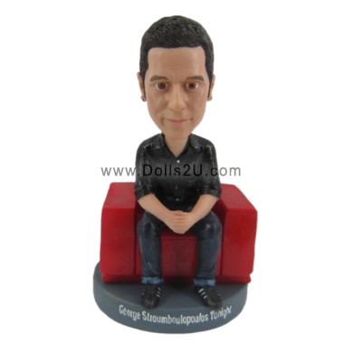 Dad Sitting On Sofa