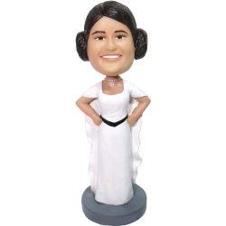 Custom Bobblehead Star Wars Princess Leah Bobblehead Gift Sculpted From Your Photos