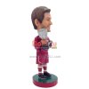 Custom bobbleheads champion soccer player holding a trophy personalized bobblehead with your face