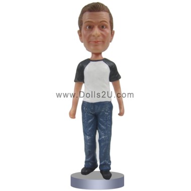 (image for) Personalized Creative Photo 3D Bobblehead Gift For Male