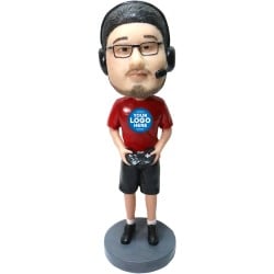  Personalized Bobblehead Male Xbox gamer