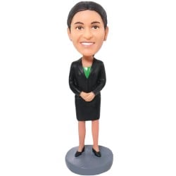  Custom Businesswoman Bobbleheads Gift for Female Executive