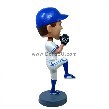  Custom Bobblehead Left Handed Baseball Pitcher - Personalized Premium Figure Bobbleheads