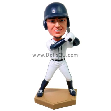 (image for) Custom Baseball Player Bobblehead With Your Face