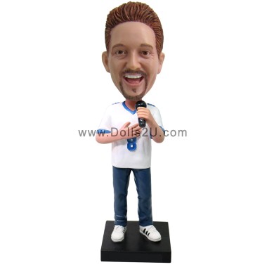 Personalized Singer Bobblehead Gift