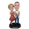 Valentine's Day Gifts Custom Bobbleheads Couple in Suit and Dress Anniversary Gifts for couple