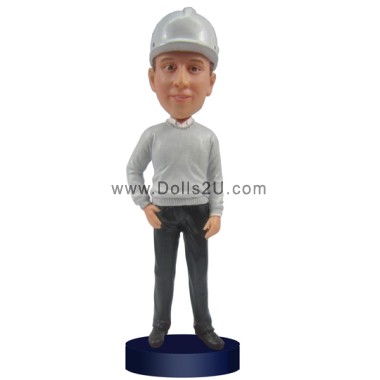 (image for) Custom Dad In Sweater Bobblehead