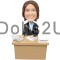 (image for) Custom Female Boss Bobblehead Gift Item:13897