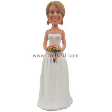  Custom Bride Bobblehead Item:12982