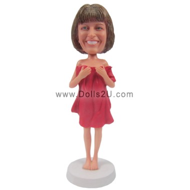  Custom Bathing Woman Bobblehead Item:13923