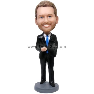 (image for) Personalized Boss Bobblehead In Suit