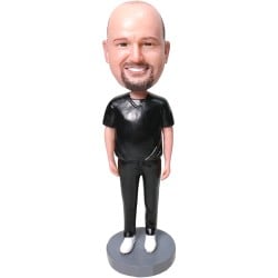 (image for) Custom Bobblehead Male Doctor Wearing Scrubs