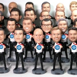  Custom Business Bobblehead Gift with Your Logo on the Chest Bobbleheads Corporate Gifts