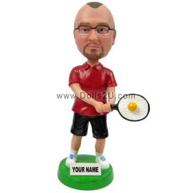 (image for) Custom Tennis Player Bobblehead