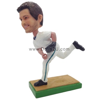 Right Handed Baseball Pitcher Bobblehead Any Team Color Any Logo Bobbleheads