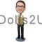 (image for) Custom Bobblehead Boss's Day Gifts Businessman With Tie And Vest Item:24425