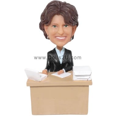 (image for) Custom Female Boss Bobblehead Gift
