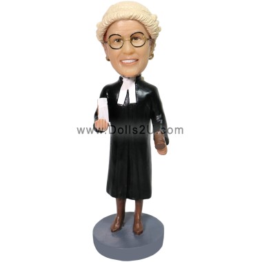 Custom Female Judge Bobblehead Gifts Sculpted from Your Photos